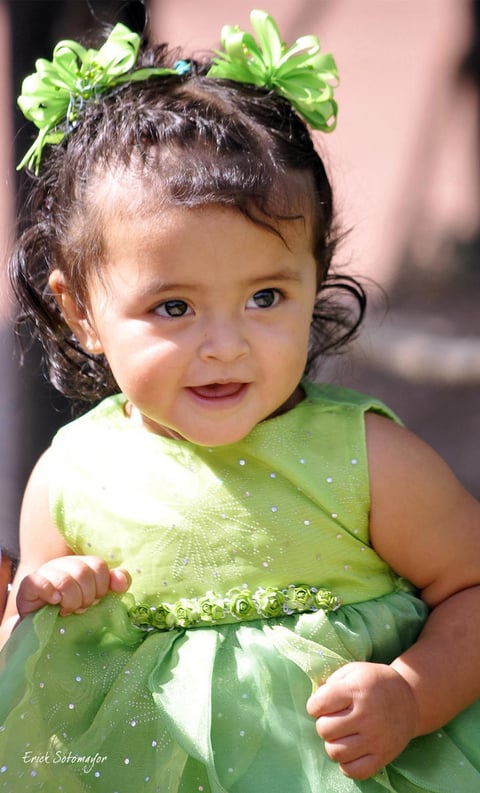 19082012 LA PEQUEÃ±A  Camila Ãlvarez Reyes, cumpliÃ³ su primer aÃ±o de vida.- Ã‰rick Sotomayor FotografÃ­a