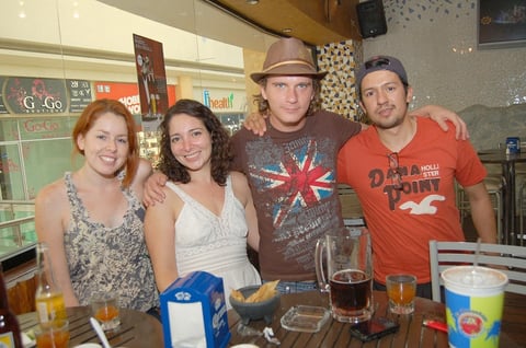 24082012 CINDY,  Marimar, Carlos y Choche.