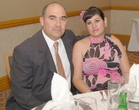 26082012 GUILLERMO  Montenegro y Graciela Arreola de Montenegro, presentes en reciente recepciÃ³n.