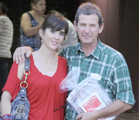27082012 LEONOR  de Lugo y JesÃºs Lugo, en bienvenida a padres de familia universitarios.