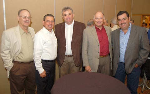 30082012 JUAN , Mario, Luis, Eugenio e Ismael, en reciente evento del Consejo Nacional Agropecuario.