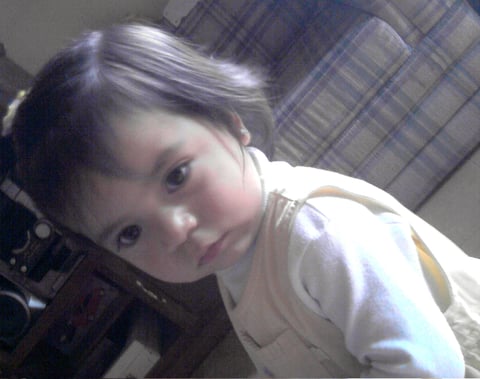 Mi hIja Alisson de diez meses.