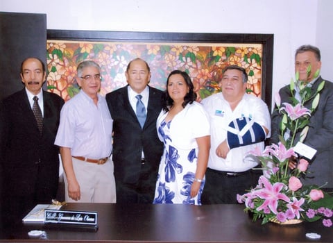 09092012 CAPTADOS EN LA CELEBRACIóN  C.P. Nazario Rivera Muñoz, Ing. Daniel Becerril Loznaya, C.P. Ulises Mejía Domínguez, C.P. Genoveva de León Olivares, Ing. Julio Fischer, Lic. Salvador Alvarado.