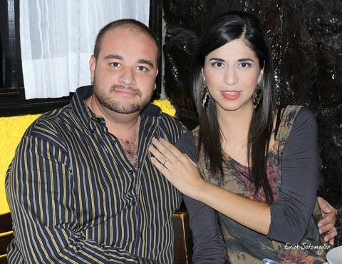 09092012 SR. CARLOS  Arturo Olazábal y Srita. Lizzeth Dávila Martos el día de su compromiso-