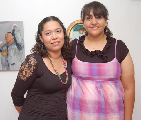 25092012 GALERíA DE ARTE.  Esther Jurado y Patricia Santiago.