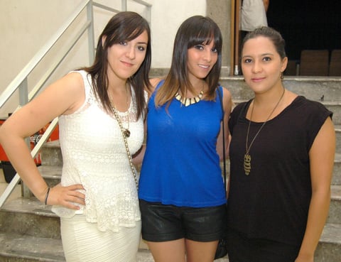 28092012 LIZ  Bringas, Aletza Sánchez y Luisa Sánchez.