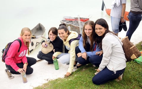 30092012 REBECA  Batarse, Ángela Cuerda, Lizeth Ayala, Mariana Conte y Estefanía Berlanga.