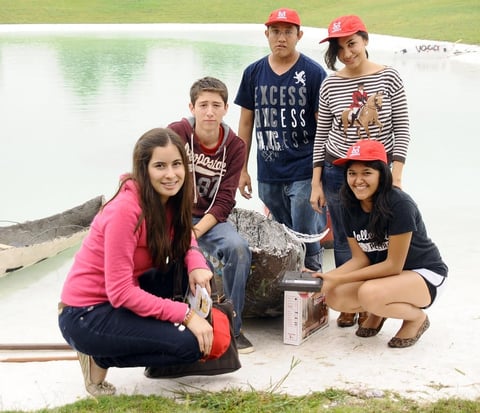30092012 ANAGABY  Medina, Vicente Arredondo, Carlos Ramos, Paola Velázquez y Sofía Torres.