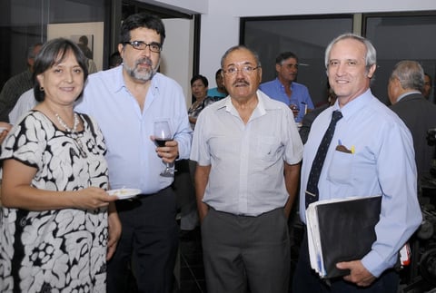 01102012 SILVIA  Castro, Juan Antonio Towns, Roberto Martínez y Carlos Sánchez.