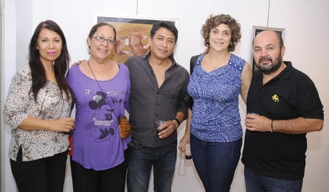 05102012 BLANCA  Hernández, Sol Gordillo, Javier Ruelas, Lupita Elizalde y Hans Simón.