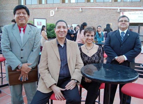 07102012 RAúL  Rodríguez, José Navarro, Cecilia Rojas y Sergio Lara.