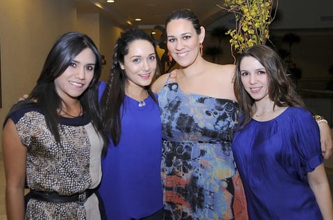 09102012 CINDI  Saucedo, Tania Sánchez, Pili Macías y Ana Laura Ornelas.