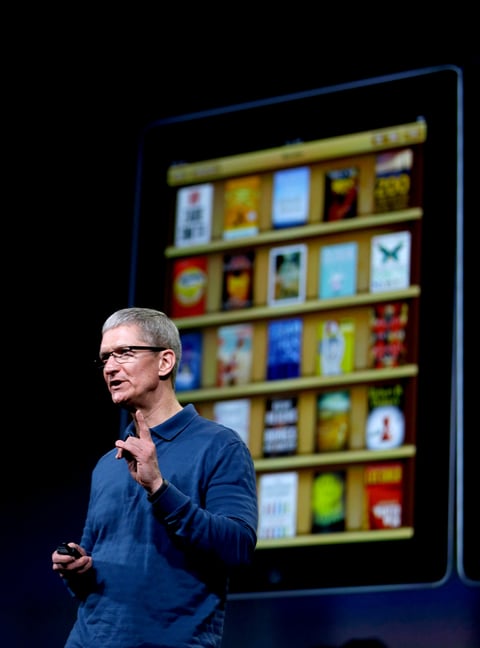 Tim Cook presidió el evento de presentación del iPad donde también se presentó la nueva MacBook.