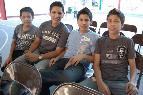 25102012 PAQUITO , Kike, Félix y Checo.