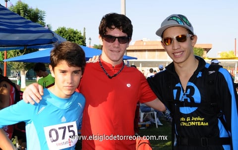 Germán, Juan Pablo e Iván.