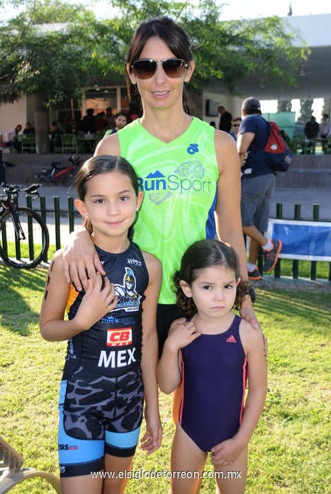 Paulina, Blanca y Miranda.