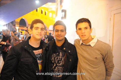 Donatelo, Ranulfo y Javier.