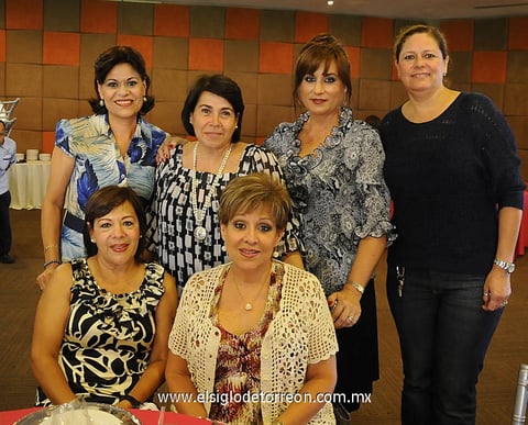 Lucila, Ofelia, Luz Elena, Norma, Martha y Rebeca.