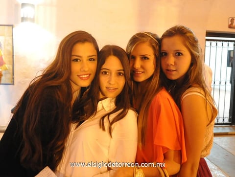 Mariana, Ana Sofía,Maryfer y Andrea.