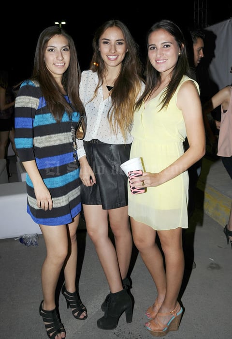 Bárbara Hoyos, ValeriaMartínez y Lila Aguirre.