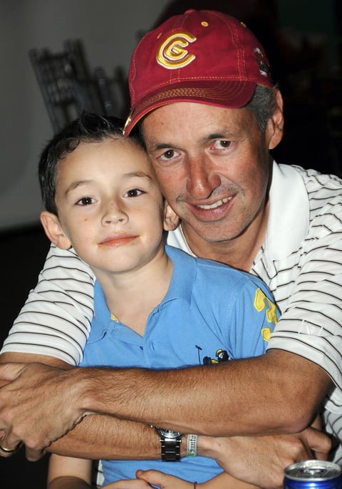 02112012 EN CONVIVENCIA.  Javier Jr. y Javier GonzÃ¡lez.