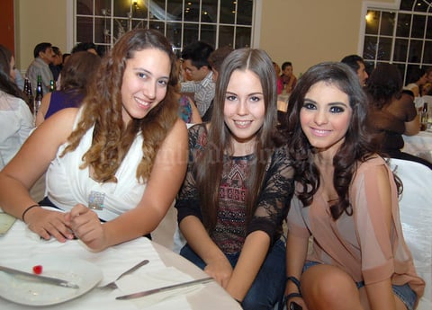 Sofía, Fernanda y Any.