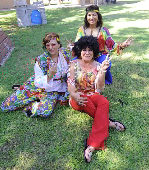 Cristina, Paty y Juanita.