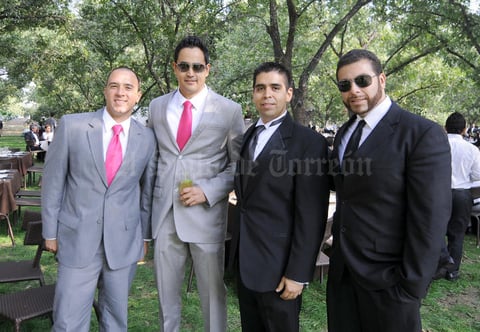 Felipe, Polo, Omar y Jesús.