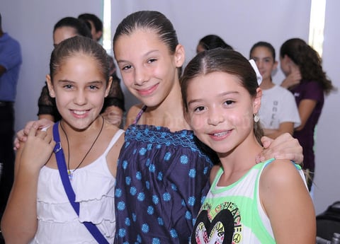 María, Pía y Paulina.