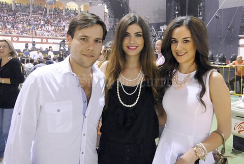 Bernardo Covarrubias,Mariam Marcos y Daniela Macías.