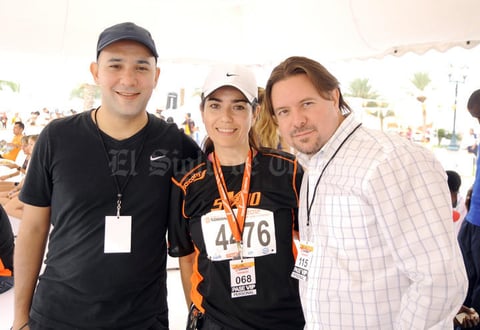 Raúl Martínez Garza, María Rosa y Alejandro Gómez Muñoz.