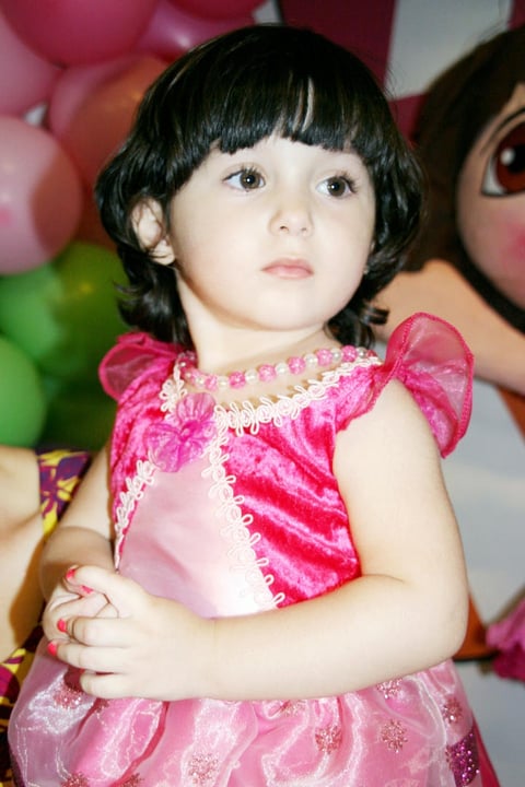 05112012 VALENTINA  Ramos Romo luciÃ³ muy linda en su fiesta de cumpleaÃ±os.