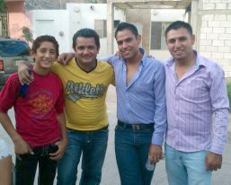 Manolo, Frank, Guillermo y Miguel.