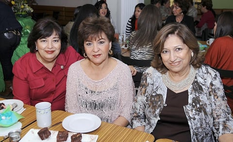 08112012 IRENE  Zúñiga, Lolis Suárez y Rosa Martha Corona.