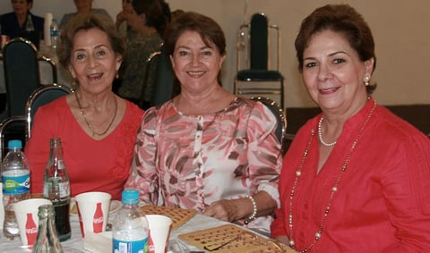 09112012 GLORIA  Galindo de Ramos, Luz Marí­a de Ruiz y Susana de Jalife.