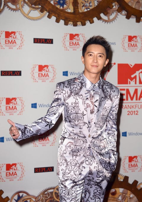 El cantante y actor chino Hankyung aka Hangeng también fue uno de los invitados.