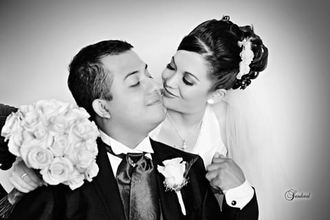 SRITA. ANA EDITH Bermúdez Ramos y Sr. Édgar Omar Cervantes Hernández, el día de su enlace nupcial.- Sandoval Fotografía