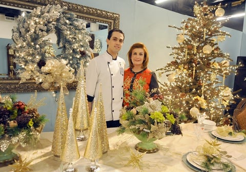 12112012 CHEF  José Leonardo Urbieta y señora Nuri de Murra.