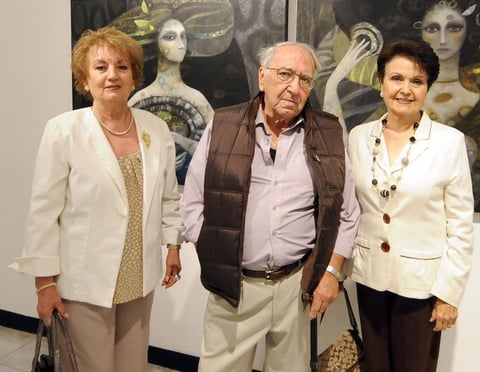 14112012 CLAUDIA de la Fuente, Eduardo Marcarell y Victoria de la Peña.