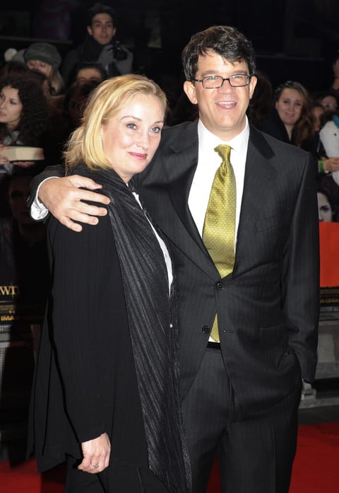 El productor Wyck Godfrey desfiló por la alfombra roja del estreno de 'Amanecer Parte 2' en Reino Unido.