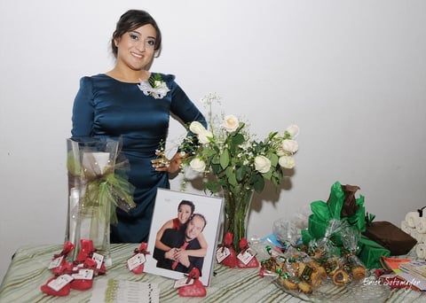 18112012 ABISAHY GUADALUPE  Ricado Durán, en su bonita despedida de soltera.- Érick Sotomayor Fotografía