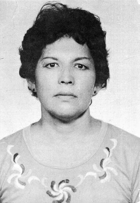 JOSEFINA Reyes en los años ochenta.