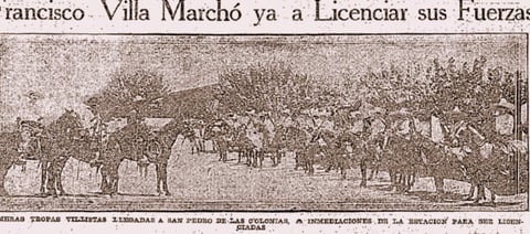VILLISTAS EN SAN PEDRO.