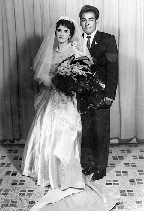 JUVENTINA Coronado Martínez y Esteban Gutiérrez Moreno cumplieron 50 años de casados el cuatro de noviembre.