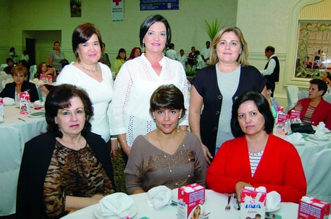 19112012 ELVIRA , Mónica, Cecilia, María Luisa, Silvia y Lucila.