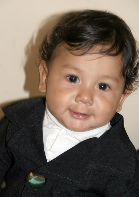 20112012 CUMPLIÃ³ TRES AÃ±OS.  Tadeo Nava Castro, fue captado durante su festejo.