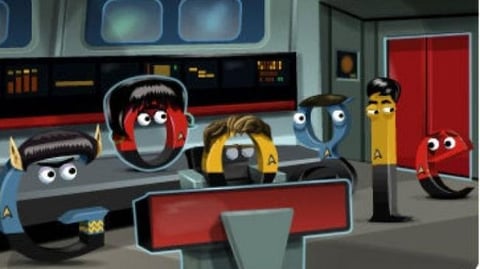 8 de septiembre. El interactivo doodle sorprendió a los usuarios de Google al rendir homenaje a la serie de ciencia ficción estadounidense Star Trek, con motivo de los 46 años desde su creación.
