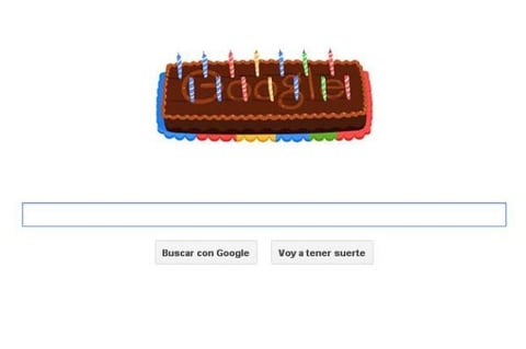 27 de septiembre. La celebración de los 14 años de Google no podía ser de otra manera. El gigante de Internet sustituyó su clásico diseño por un doodle especial para festejar su aniversario.