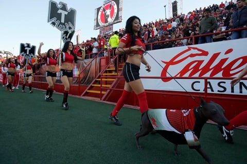 Los Xolos recibían el partido de vuelta ante León en Tijuana. (Jam Media)