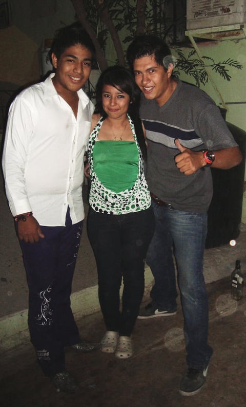 Sergio, Grecia y Eduardo